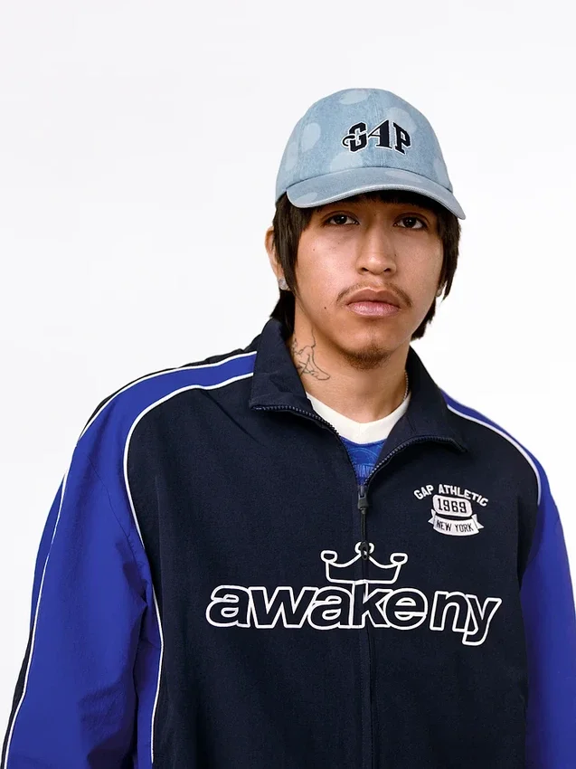 Gap × Awake Ny Dotted Denim Baseball Hat