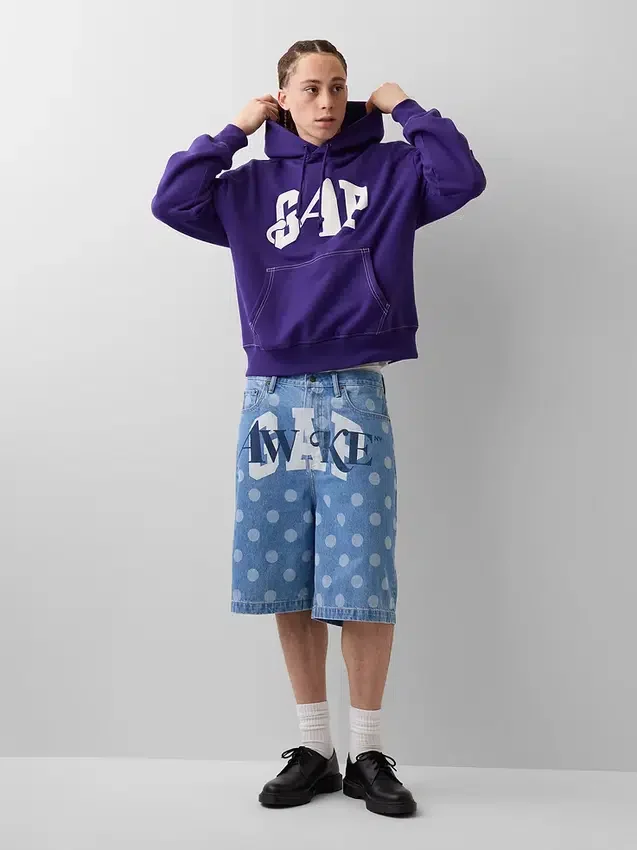 Gap × Awake Ny Heavyweight Oversized Logo Hoodie
