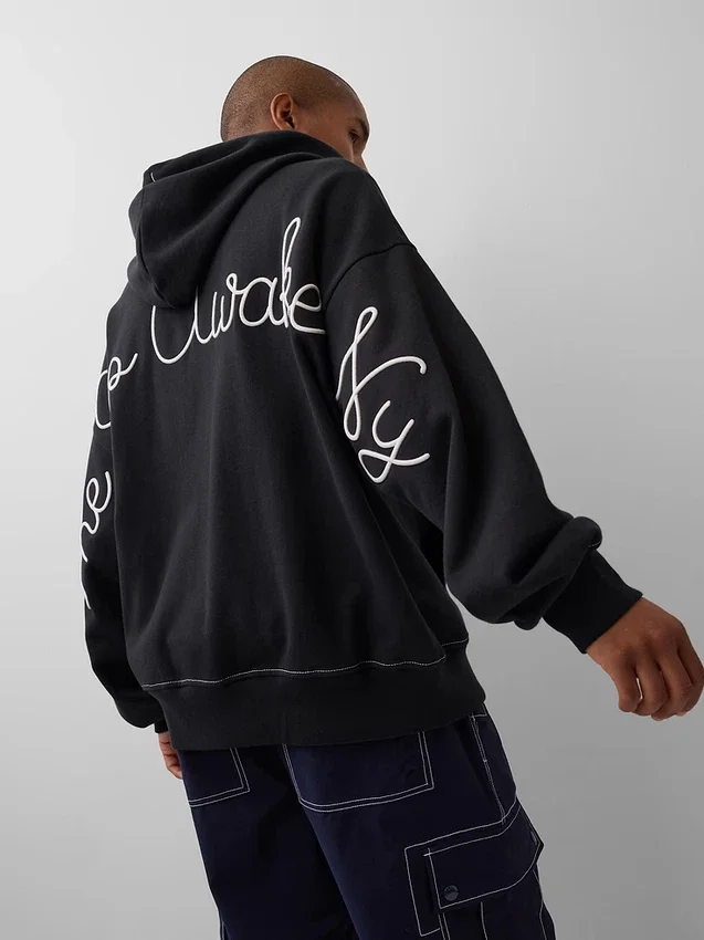 Gap × Awake Ny Heavyweight Oversized Logo Zip Hoodie