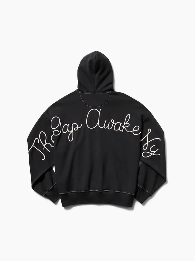 Gap × Awake Ny Heavyweight Oversized Logo Zip Hoodie