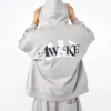 Gap × Awake Ny Heavyweight Oversized Logo Zip Hoodie