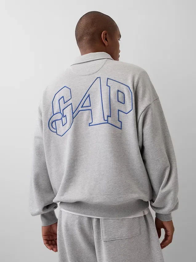 Gap × Awake Ny Heavyweight Oversized Quarter-Zip Pullover