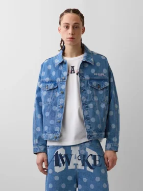 Gap × Awake Ny Oversized Dotted Icon Denim Jacket