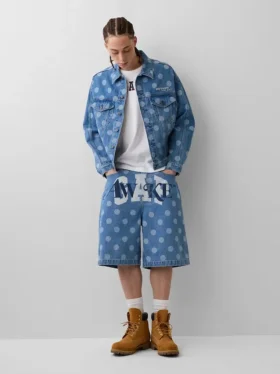 Gap × Awake Ny Oversized Dotted Icon Denim Jacket