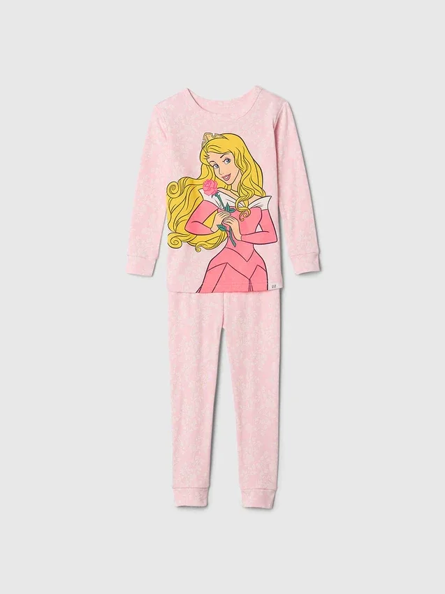 Gap × Disney Baby Organic Brushed Cotton Princess Pj Set