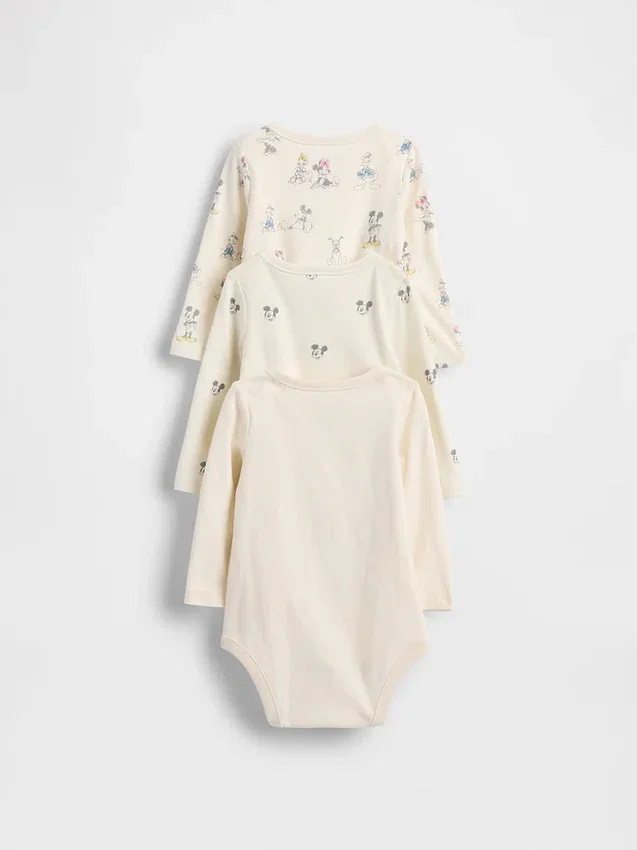 Gap × Disney Baby Organic Cotton Bodysuit (3-Pack)