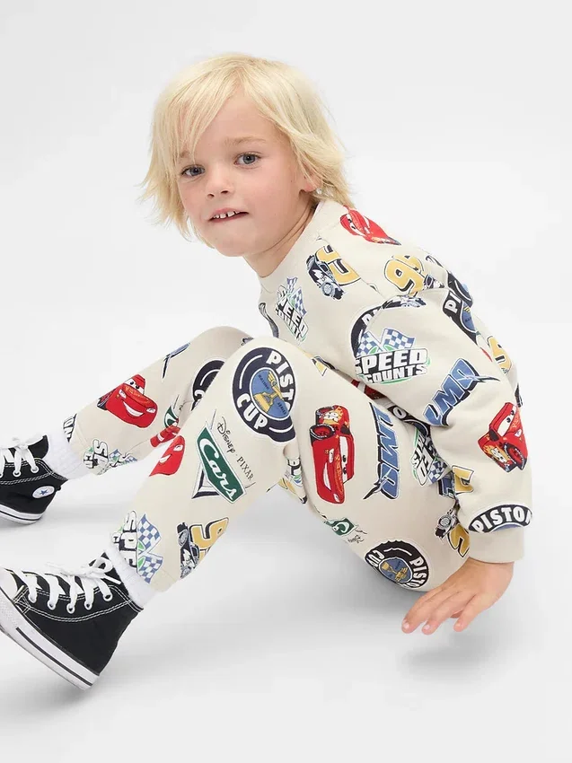 Gap × Disney Baby & Toddler Vintagesoft Cars Sweat Set