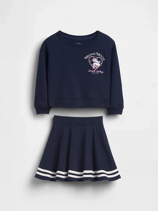 Gap × Disney Baby & Toddler Vintagesoft Terry Skort Outfit Set