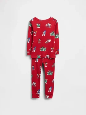 Gap × Disney Kids & Baby Organic Brushed Cotton Holiday Pj Set