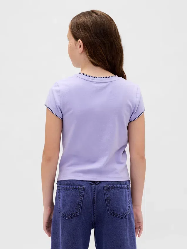 Gap × Disney Tim Burton's the Nightmare Before Christmas Kids Shrunken Graphic T-Shirt