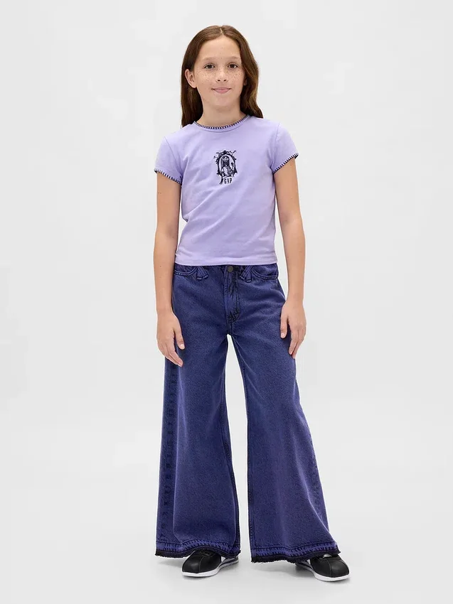Gap × Disney Tim Burton's the Nightmare Before Christmas Kids Shrunken Graphic T-Shirt