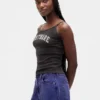 Gap × Disney Tim Burton's the Nightmare Before Christmas Mini Rib Tank Top