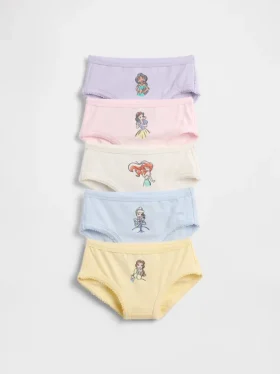 Gap × Disney Toddler Organic Stretch Cotton Briefs (5-Pack)