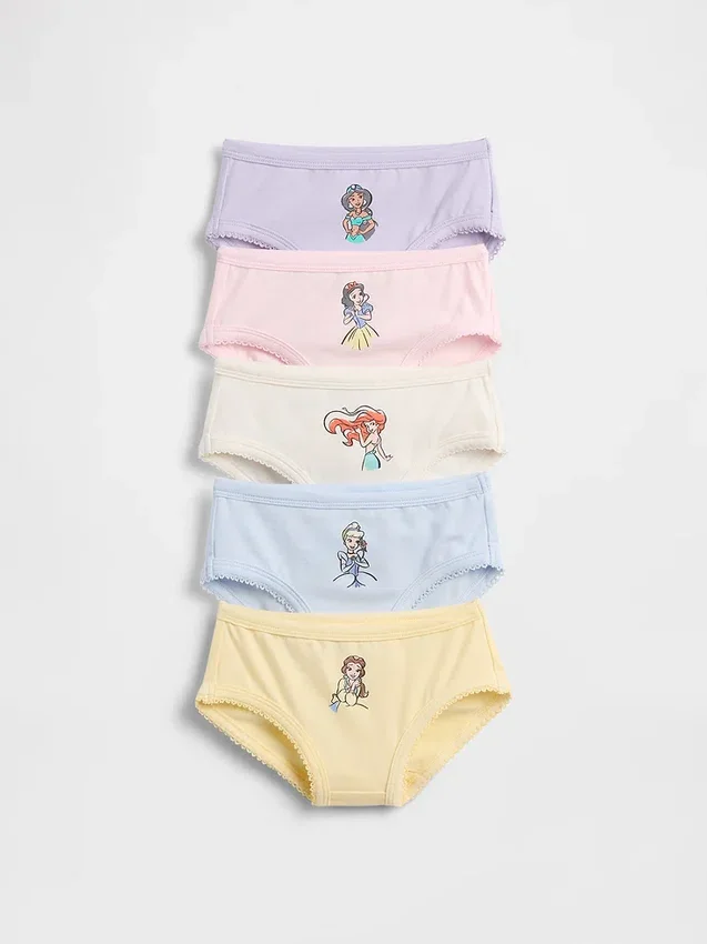 Gap × Disney Toddler Organic Stretch Cotton Briefs (5-Pack)