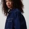 Gap × Hfr Balloon-Sleeve Denim Shirt by Latoucha