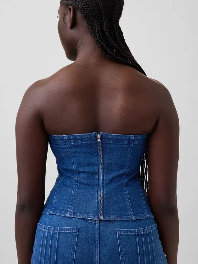 Gap × Hfr Denim Corset Top by Atelier Ndigo