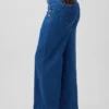 Gap × Hfr High Rise Pintuck Stride Wide-Leg Jeans by Atelier Ndigo