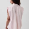 Gap × Hfr Ultrasoft Denim Wide-Shoulder Shirt by Nicole Benefield Portfolio
