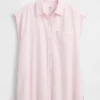 Gap × Hfr Ultrasoft Denim Wide-Shoulder Shirt by Nicole Benefield Portfolio