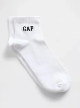 Gap Logo Quarter Crew Socks