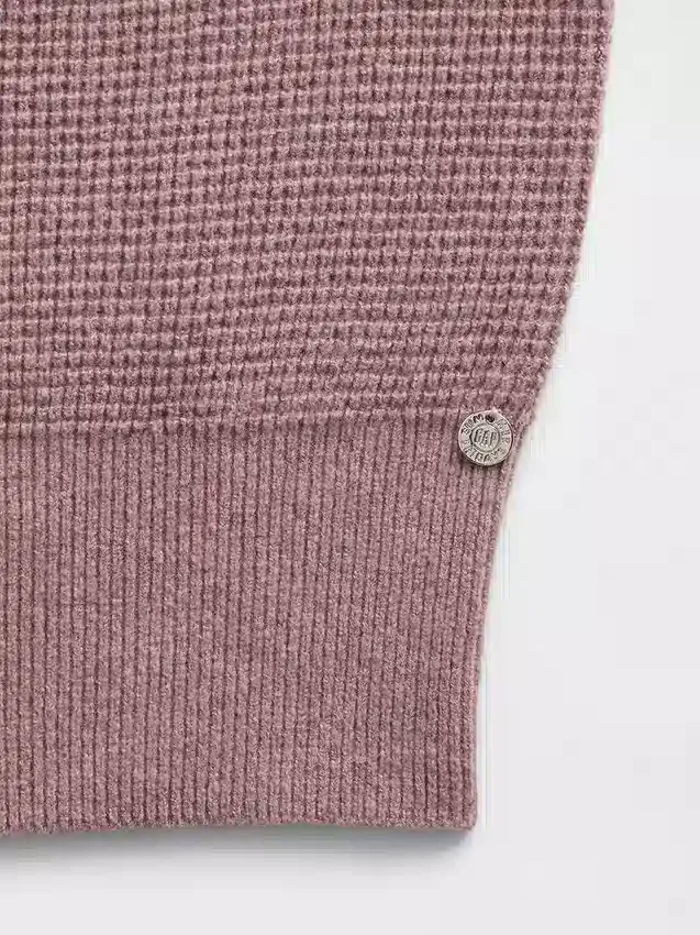 Gap × Summer Fridays Cashsoft Waffle Crop Hoodie