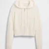 Gap × Summer Fridays Cashsoft Waffle Crop Hoodie