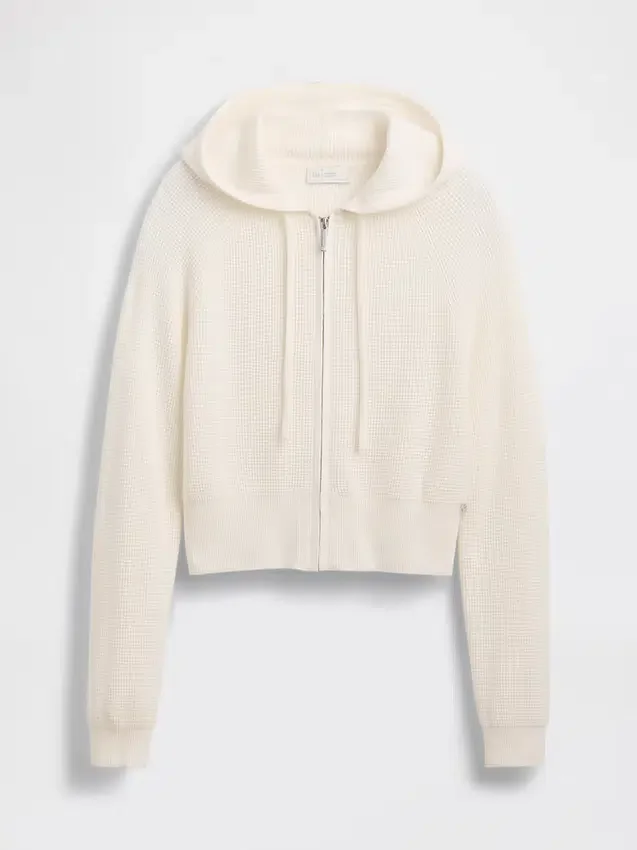 Gap × Summer Fridays Cashsoft Waffle Crop Hoodie