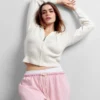 Gap × Summer Fridays Cashsoft Waffle Crop Hoodie