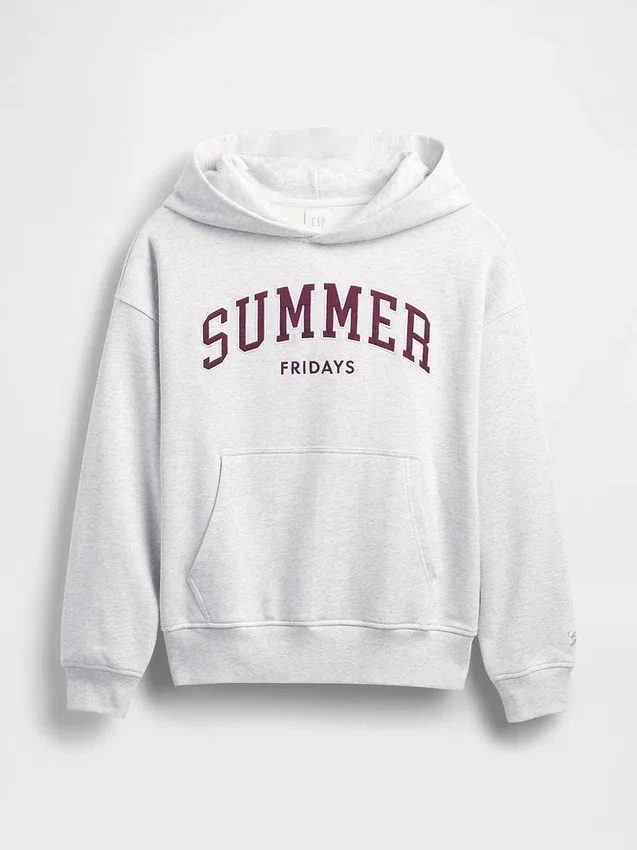 Gap × Summer Fridays Heavyweight Oversized Logo Hoodie