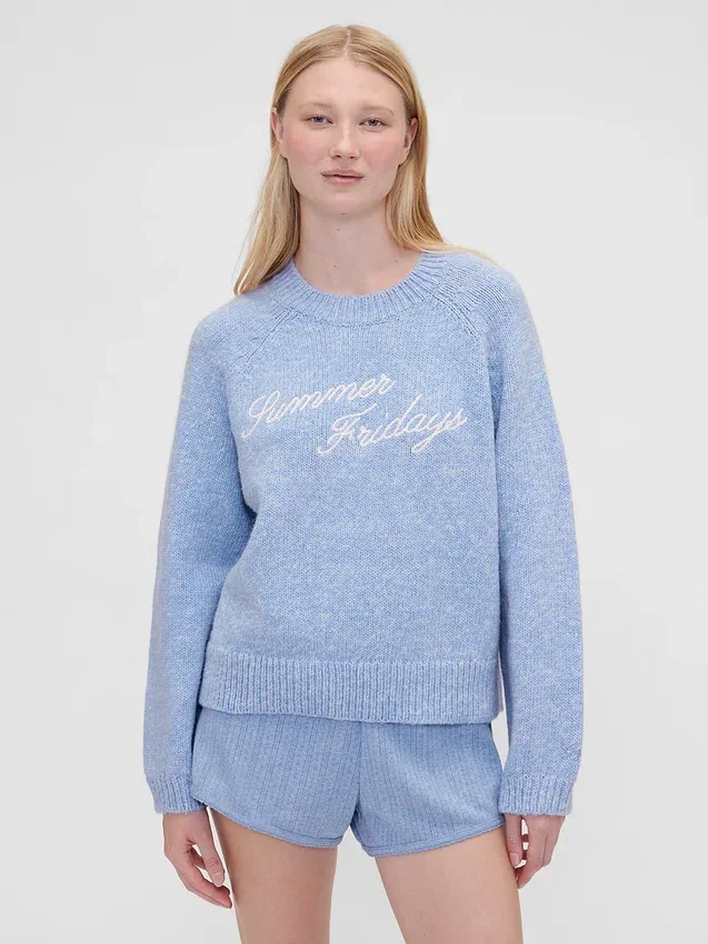 Gap × Summer Fridays Oversized Logo Sweater