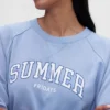Gap × Summer Fridays Oversized Raglan Logo Sweatshirt