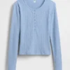 Gap × Summer Fridays Pointelle Henley Pj Top