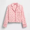 Gap × Summer Fridays Relaxed Flannel Hearts Pj Shirt