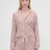 Gap × Summer Fridays Relaxed Flannel Stripe Pj Shirt