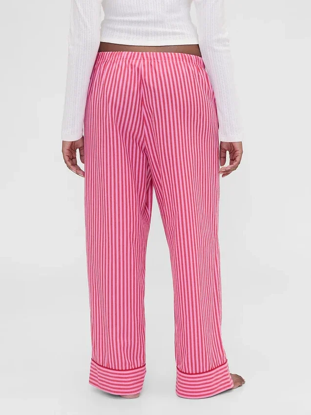 Gap × Summer Fridays Relaxed Poplin Stripe Pj Pants