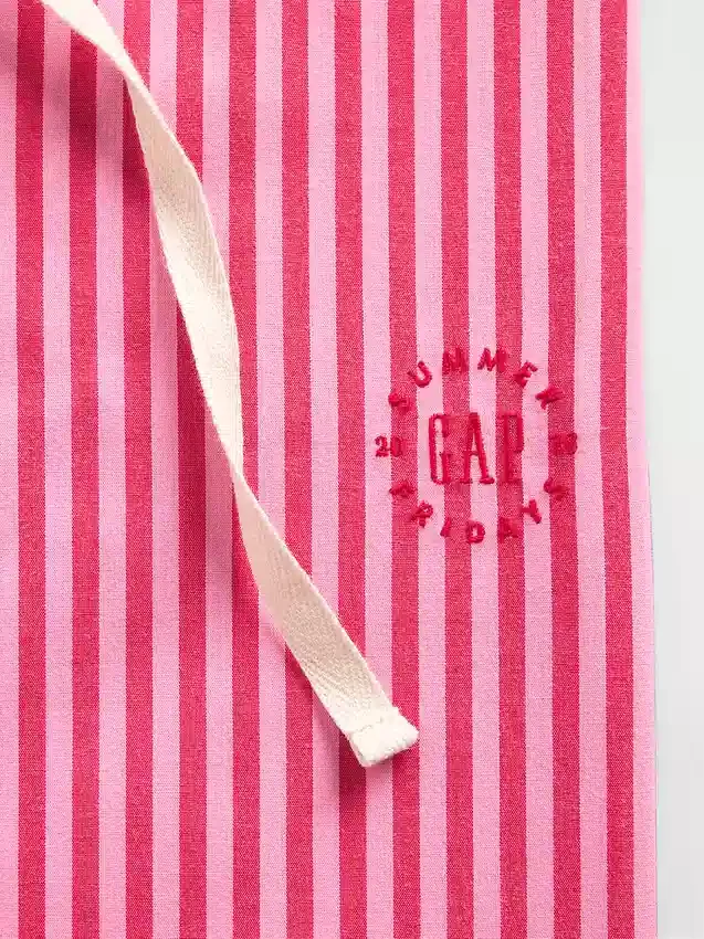 Gap × Summer Fridays Relaxed Poplin Stripe Pj Pants
