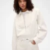 Gap × Victoria Beckham Denim Zip Shirt