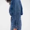 Gap × Victoria Beckham Denim Zip Shirt