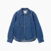 Gap × Victoria Beckham Denim Zip Shirt