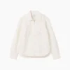 Gap × Victoria Beckham Denim Zip Shirt