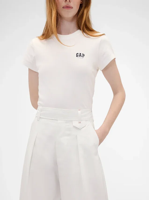 Gap × Victoria Beckham High Rise Pleated Arc Trouser