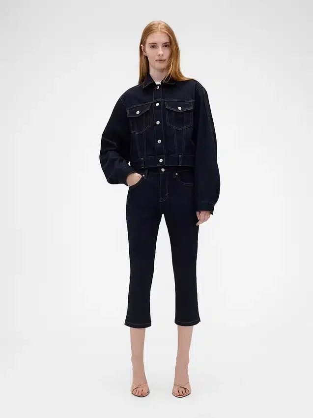 Gap × Victoria Beckham Low Rise Capri Jeans