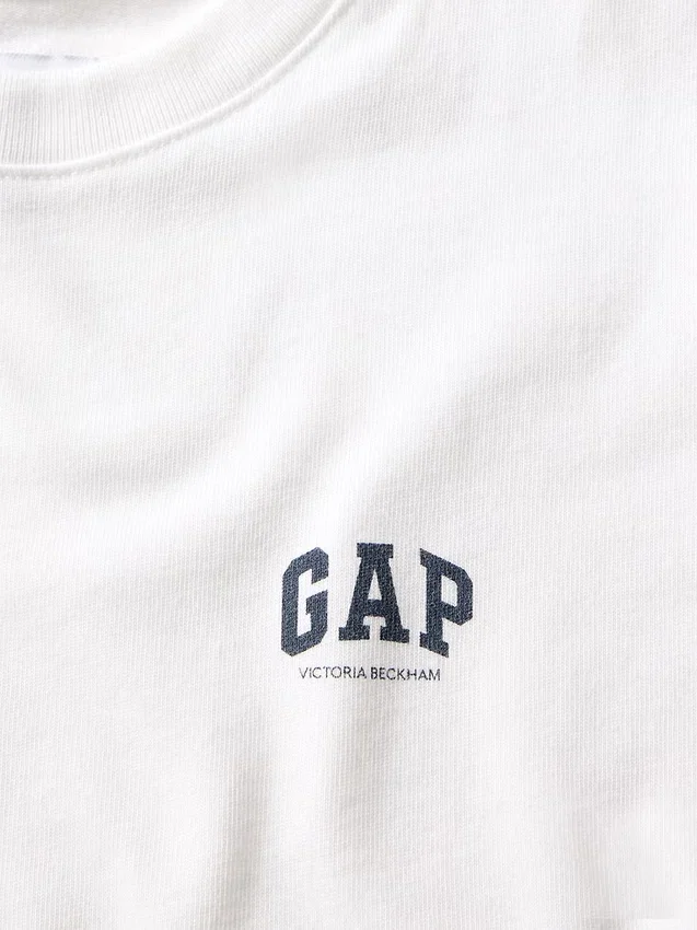 Gap × Victoria Beckham Organic Cotton Logo T-Shirt