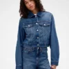 Gap × Victoria Beckham Relaxed Crop Denim Jacket