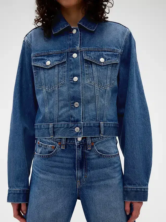 Gap × Victoria Beckham Relaxed Crop Denim Jacket