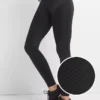 Gapfit High Rise Textured Stripe Leggings in Sculpt Compression