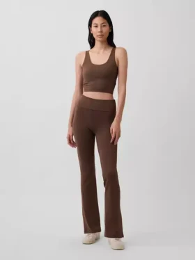 Gapfit Smooth Foldover Mini Flare Leggings
