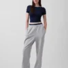 Gapfit Smooth Reversible Wrap Crop Top