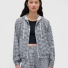 Gapfit Tech Gingham Windbreaker