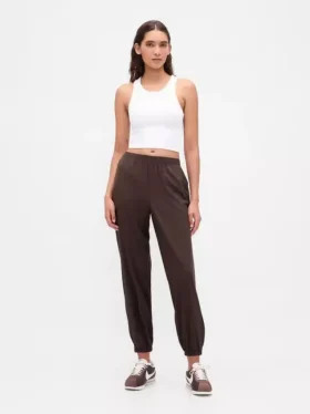 Gapfit Tech High Rise Zip-Hem Joggers